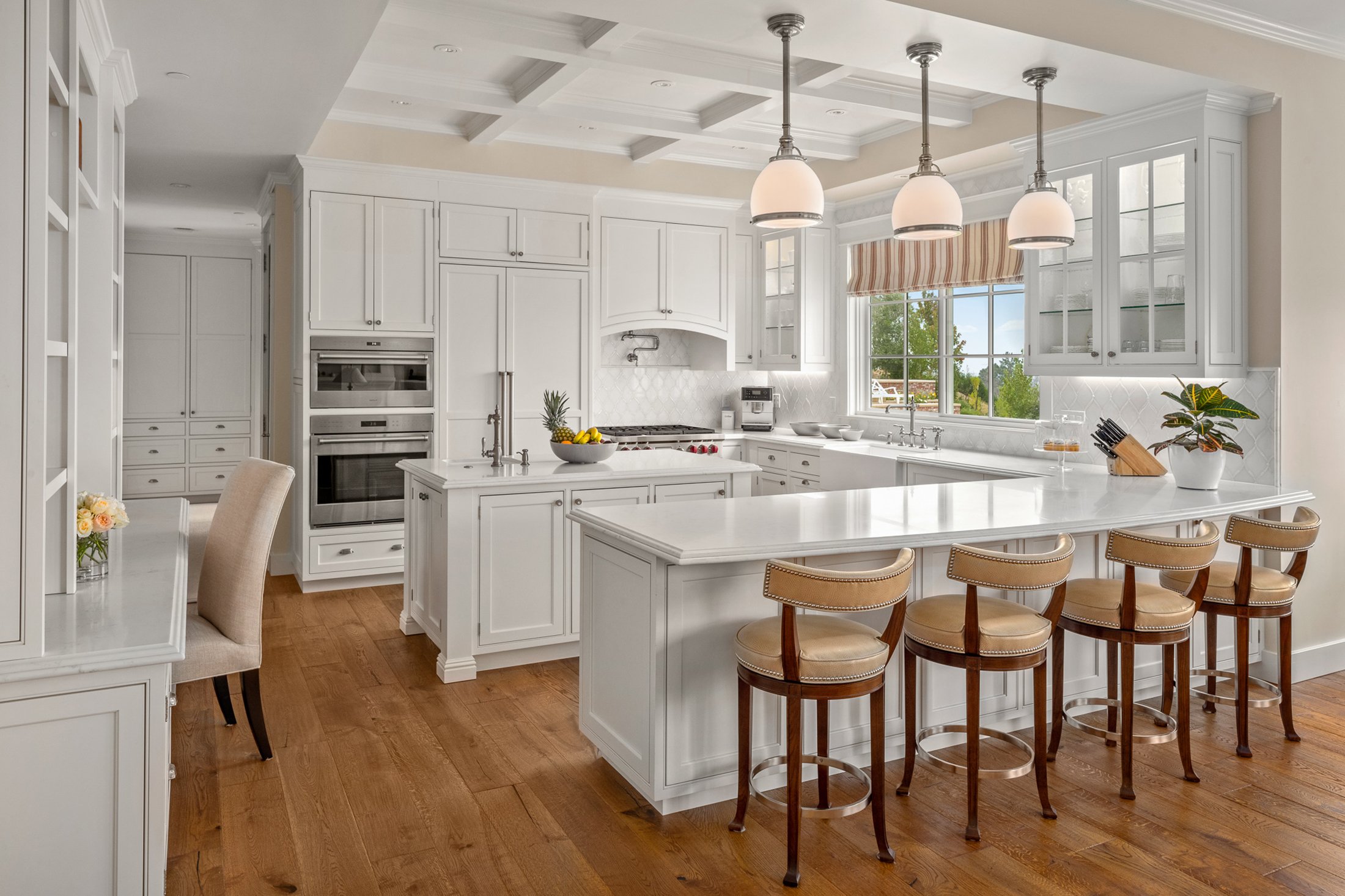 Santa Rosa interior design white kitchen