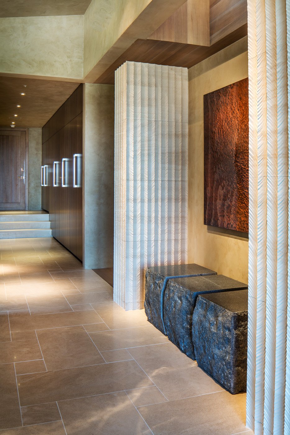 Interior design Arizona interior hallway
