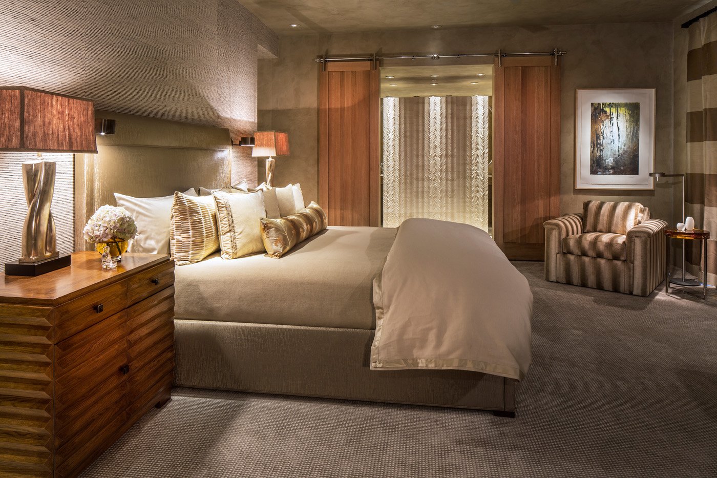 interior design arizona bedroom earthtone