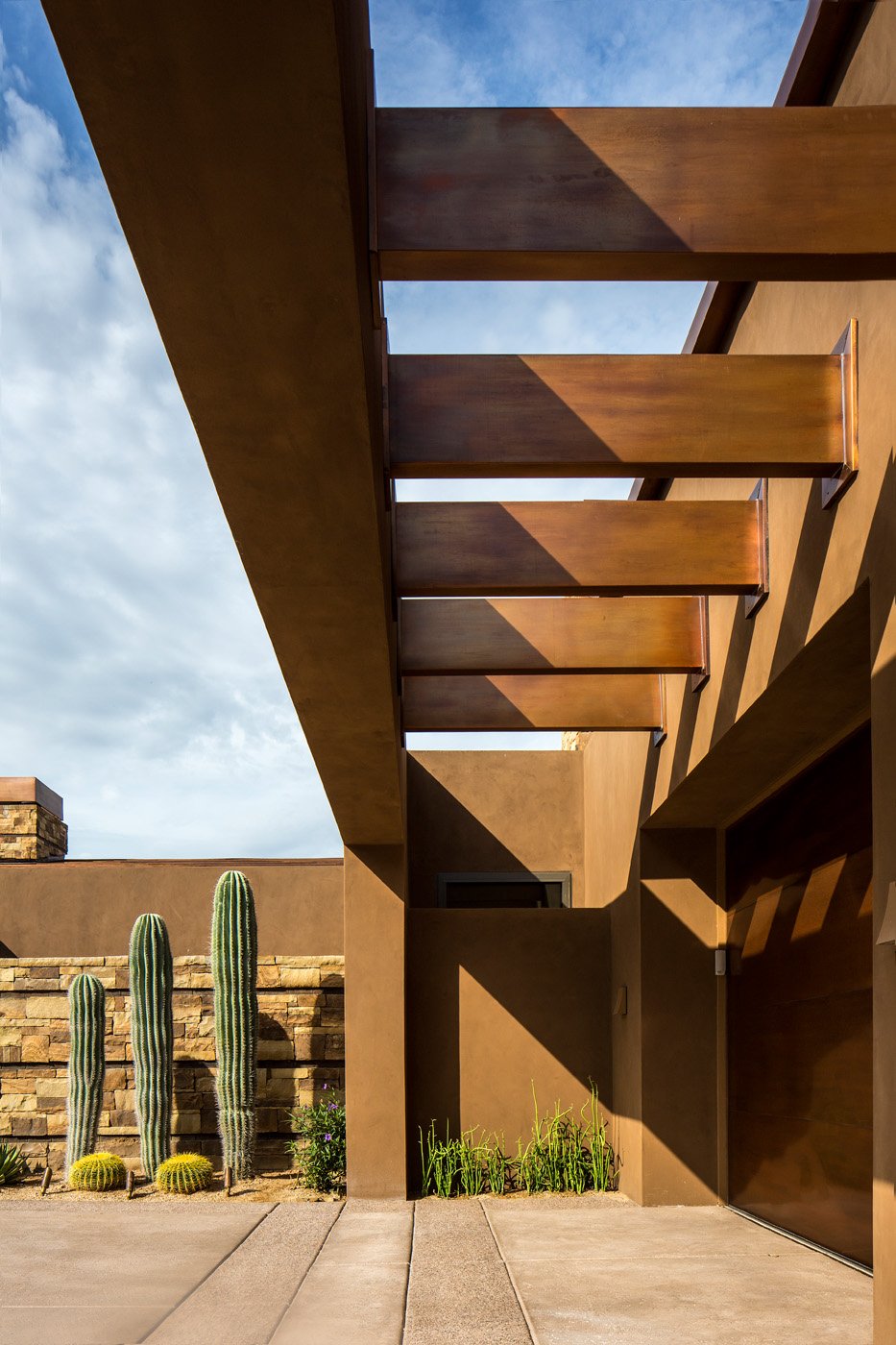 Interior design Arizona exterior desert house