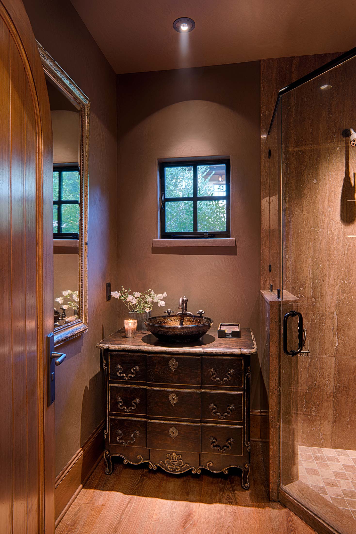 interior design bathroom with shower