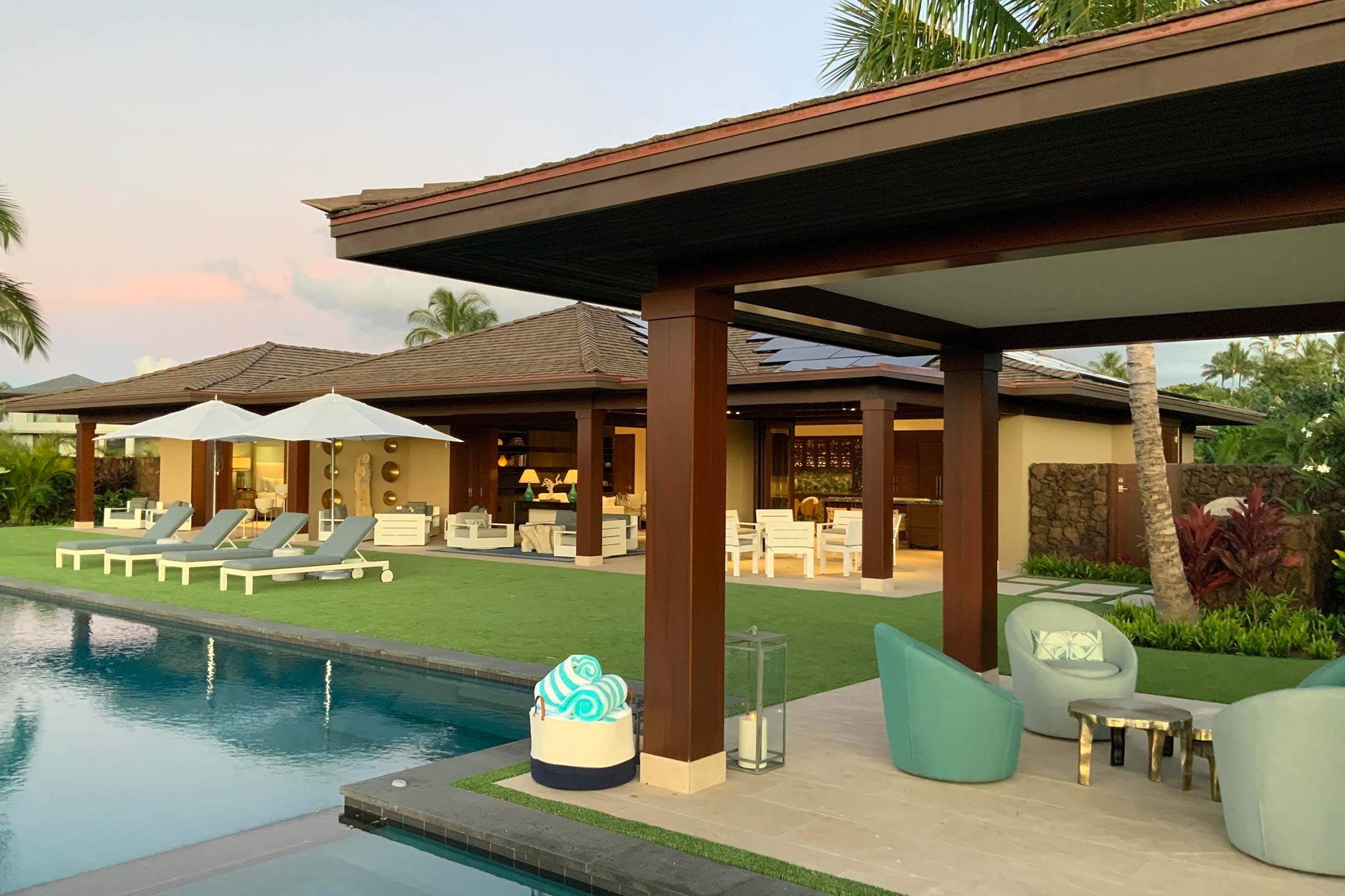 interior design kona hawaii modern pool